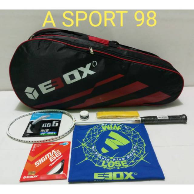 RAKET BADMINTON ORIGINAL EBOX NITRO 28 ZERO