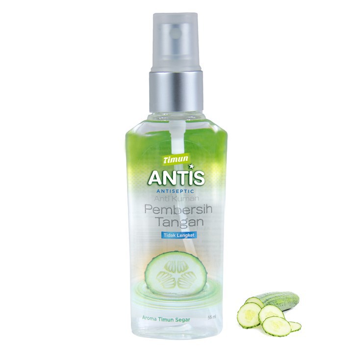 HAND SANITIZER  - ANTIS BOTOL SPRAY JERUK NIPIS 55 ML &amp; MY WELL BOTOL 100 ML