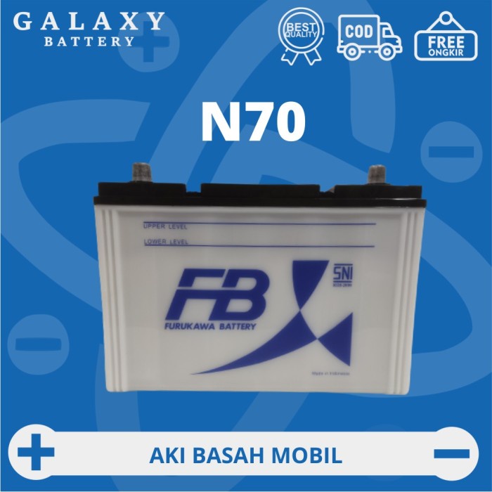Jual Aki Mobil Mitsubishi Kuda (D) + L-300 (D) + Pajero N70 Furukawa