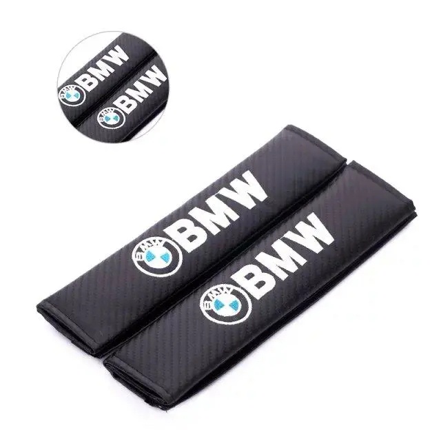 2pcs cover Sabuk Pengaman Mobil Untuk BMW 1 2 3 4 5 6 Series E46 E39 E60 E90 E87 E88 F10 F30 G20 G30 F34 F45