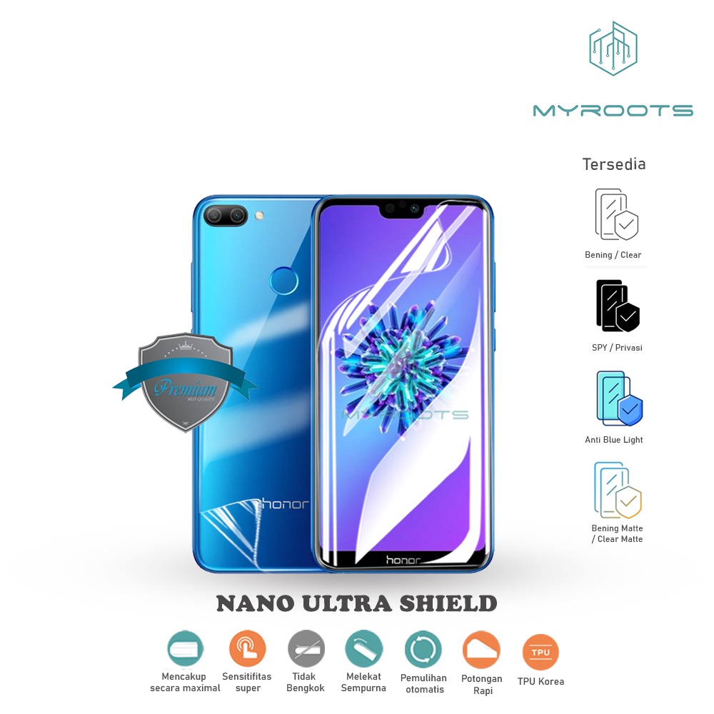 ANTI GORES JELLY HYDROGEL HUAWEI HONOR 9I - DEPAN - ANTI SHOCK - SCREEN GUARD PROTECTOR