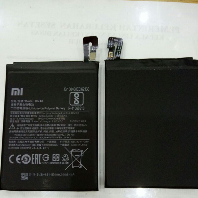Baterai xiaomi Redmi note 6pro BN48 batre xiaomi redmi note 6 pro