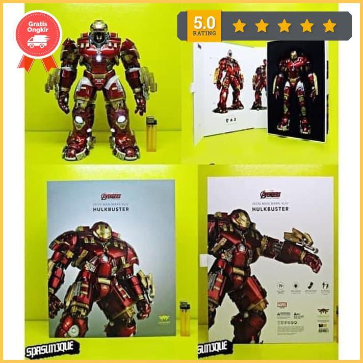 Hulkbuster Comicave Studios Iron Man Mark Xliv (Mk44)1/12 Scale Diecas Terlaris