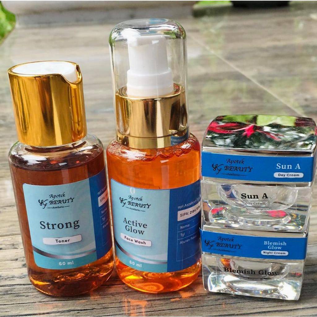 PAKET KF SKIN KLINIK ORIGINAL / SEPAKET ISI 4 CREAM KFSKIN KLINIK / KLINIK KFSKIN ORI / PAKET KFSKIN