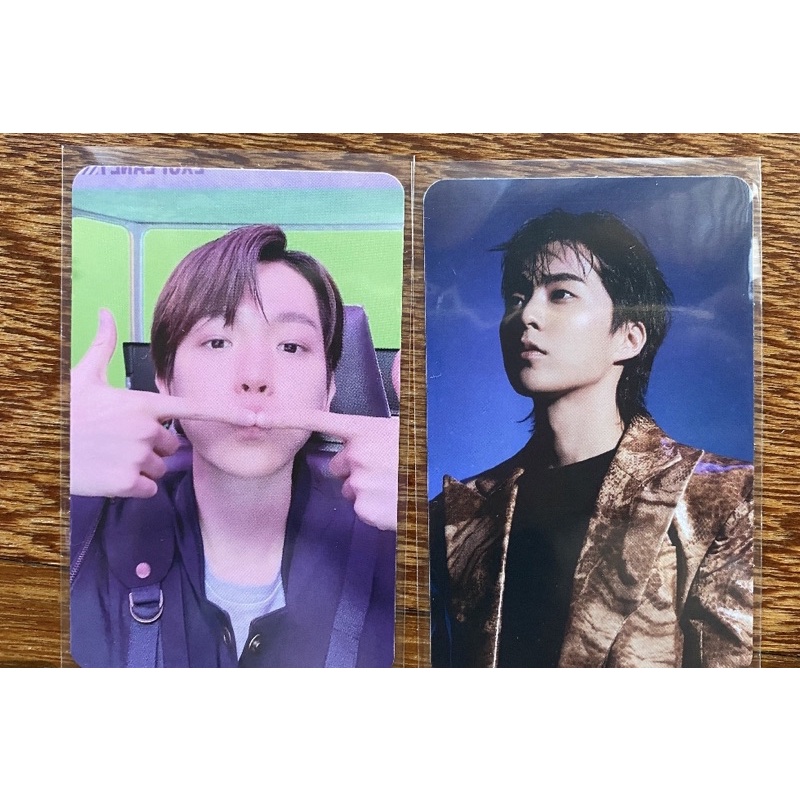 exo official photocard baekhyun xiumin DFTF