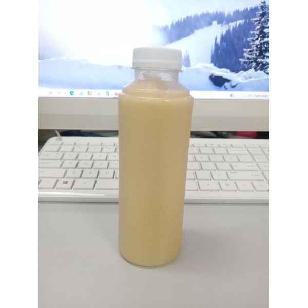 

susu almond home made, almond milk