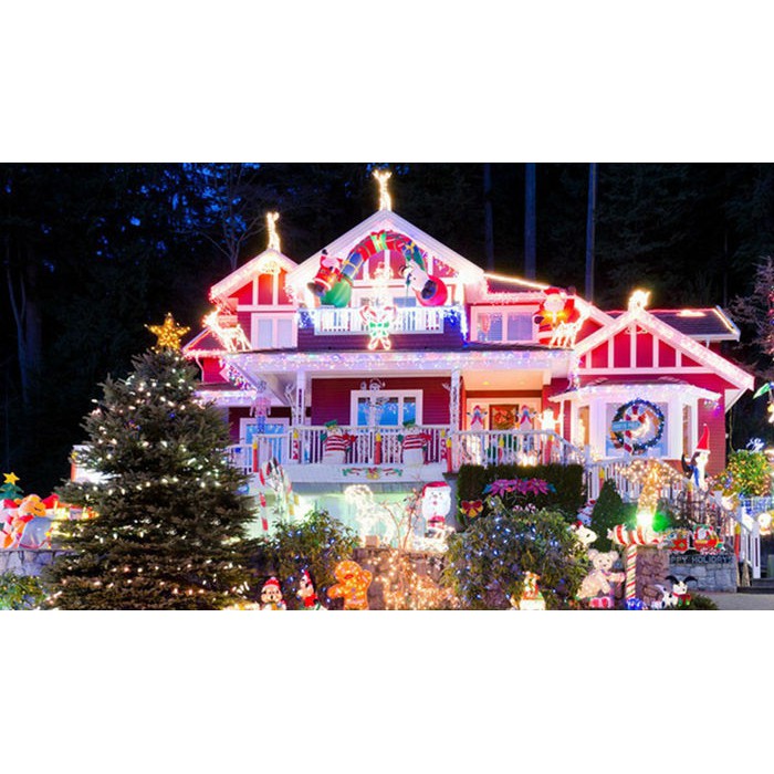 Lampu Tumblr LED Hias Natal 10 Meter / Lampu Dekorasi Twinkle Light Colorful Warna Warni + Adaptor Colokan Sambungan