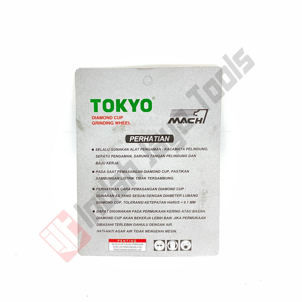 TOKYO CUP Diamond CUP Grinding Wheel 4 Inch TURBO ROW