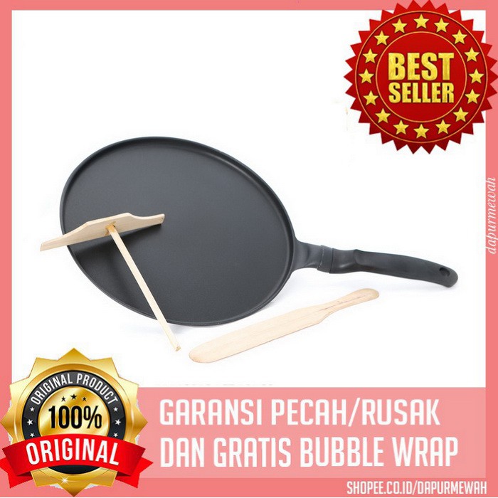 Wajan Cetakan Kulit Crepe CP1 28 cm Vicenza Crepes Maker