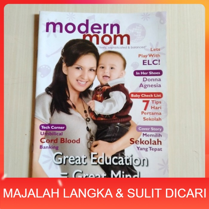 Majalah MODEEN MOM No.4 Mar 2008 DONNA AGNESIA Langka