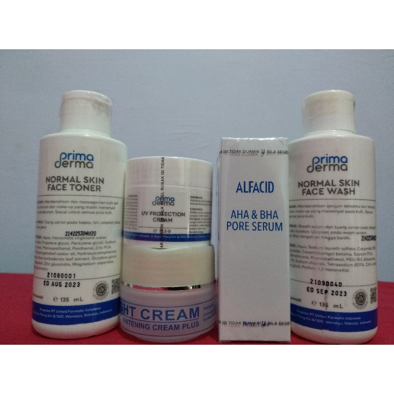 paket lengkap whitening primaderma