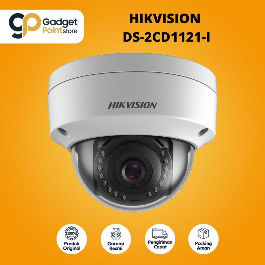 CCTV Hikvision Dome Indoor 2MP DS-2CD1121-I - Garans 2 Tahun