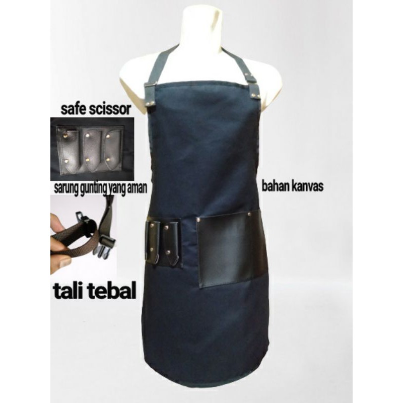 Apron Cukur Celemek Barbershop/Salon/Gunting /Potong Rambut Kwalitas Di Jamin