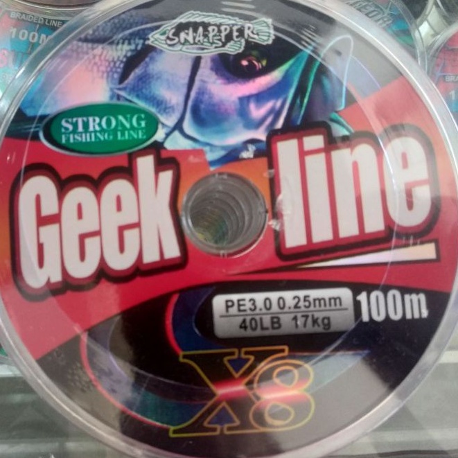 PE Super kuat Snapper Geek Line X8