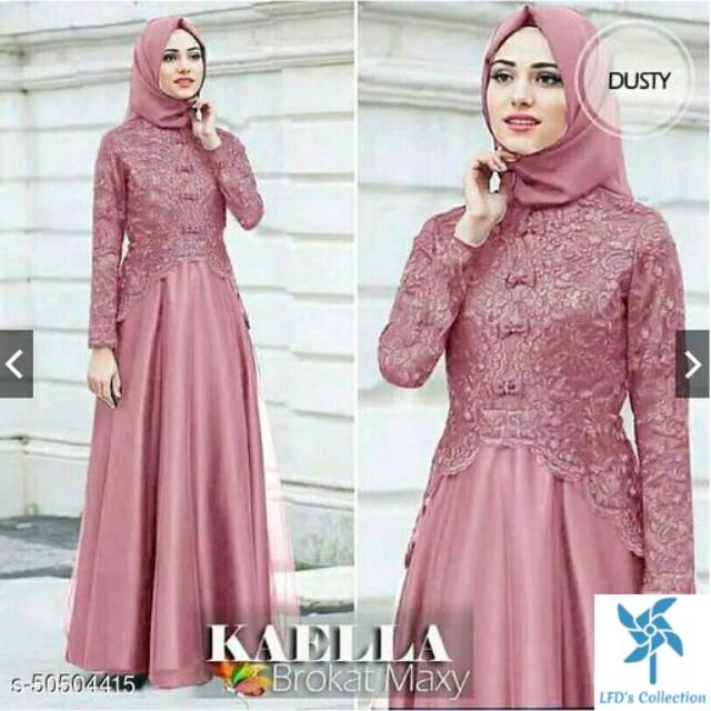 Kaella brocade maxi