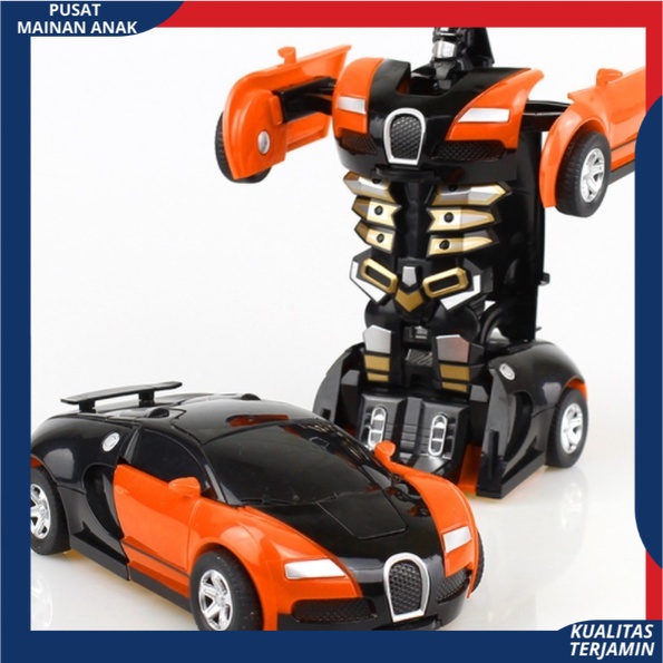 MAINAN MOBIL ROBOT AUTOBOT TRANSFORM ANAK LAKI LAKI BISA BERUBAH MENJADI ROBOT PULLBACK