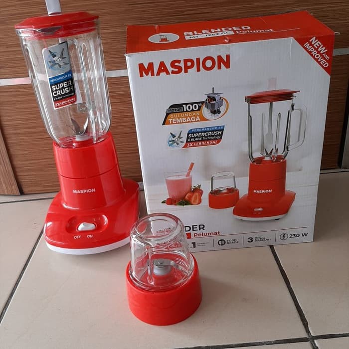 Blender Kaca Maspion MT 1262GL Kapasitas 1 Liter