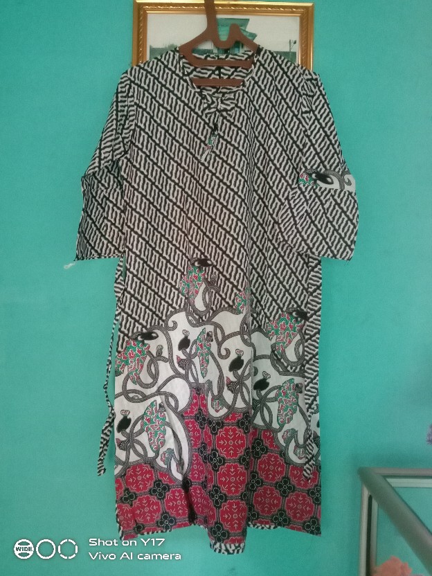 Batik Couple Keluarga Sania Ruffle Ori Ndoro Jowi Dnt Morena