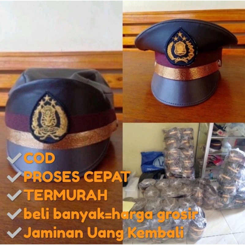TERMURAH TOPI ANAK SABHARA SABARA SERAGAM ATRIBUT TOPI POLISI ANAK LAKI-LAKI ANAK PEREMPUAN CILIK PO