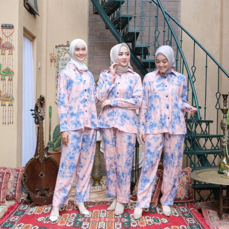 pajamas katun rayon tiedye