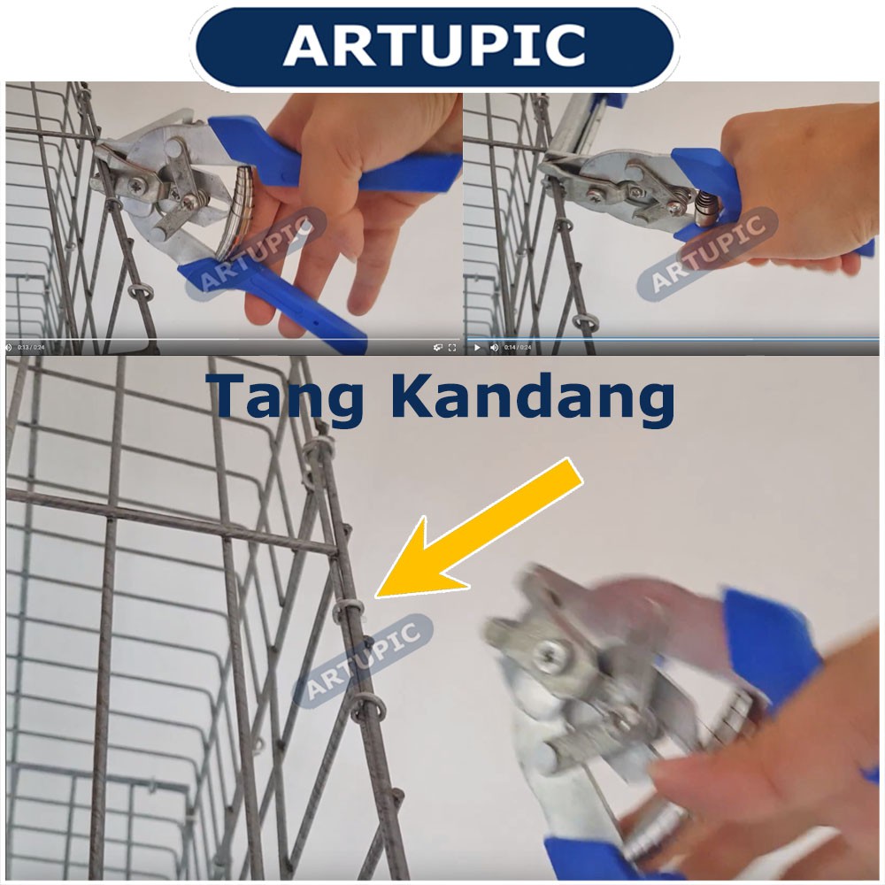 Staples Tang Kandang Alat Pengikat Kandang Ayam Puyuh Kelinci