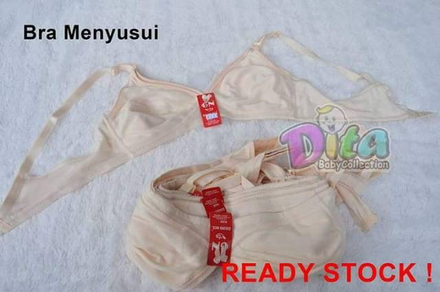 (ADA STICKER TRACKING) MADE IN JAPAN Genie Bra sport 1 box isi 3  Pastel Summer Classic Bra menyusui