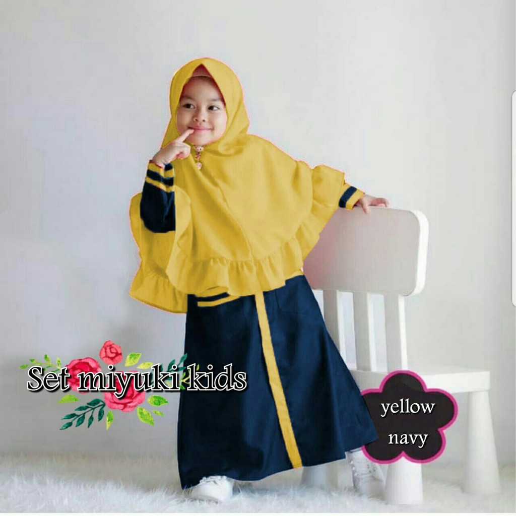 FWG - MIZUKI KID SYARI / HIJAB ANAK CEWEK / PAKAIAN ANAK / GAMIS ANAK MODEL BARU