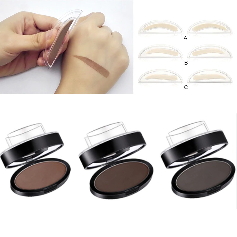 Cetakan Alis Instan Alis Instant Power Stamp Eyebrow Stempel Pensil Alis