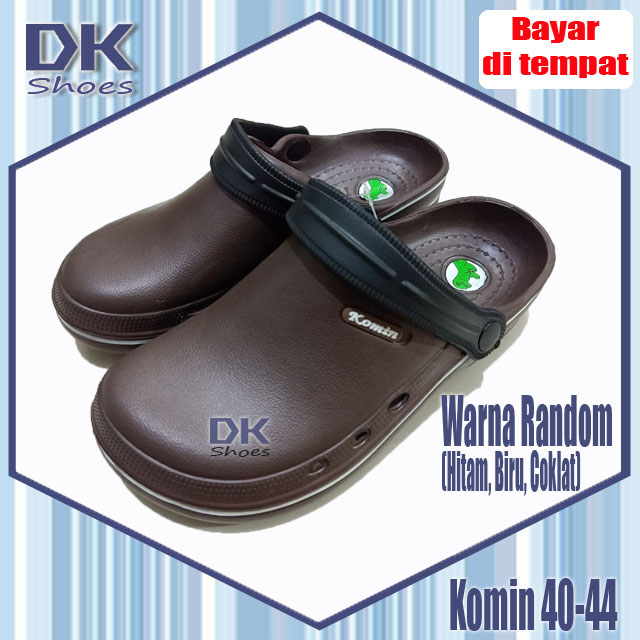 Komin Sandal Selop Bakpao Putih 40-44 Laki / Sandal Selop Karet Waterproof Murah / Sandal Baim Ringan