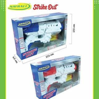  pistol  peluru busa airball strikeout mainan  pistol  