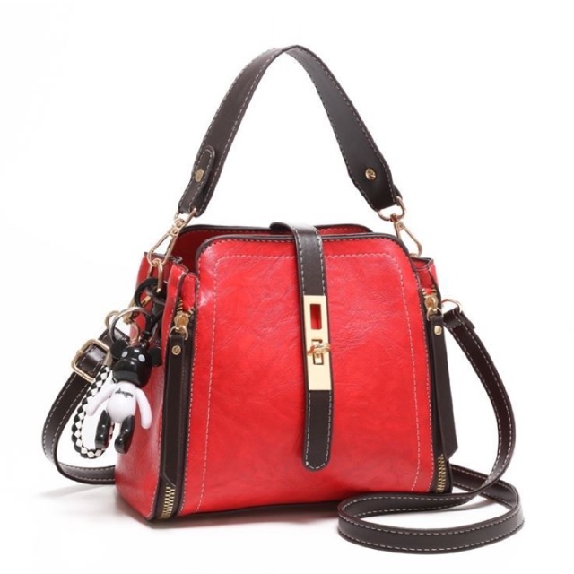 NEW Tas Sling Bag Wanita SEXYROAD PLAIN COLOUR / Tas Selempang Unik / Hand Bag Unik