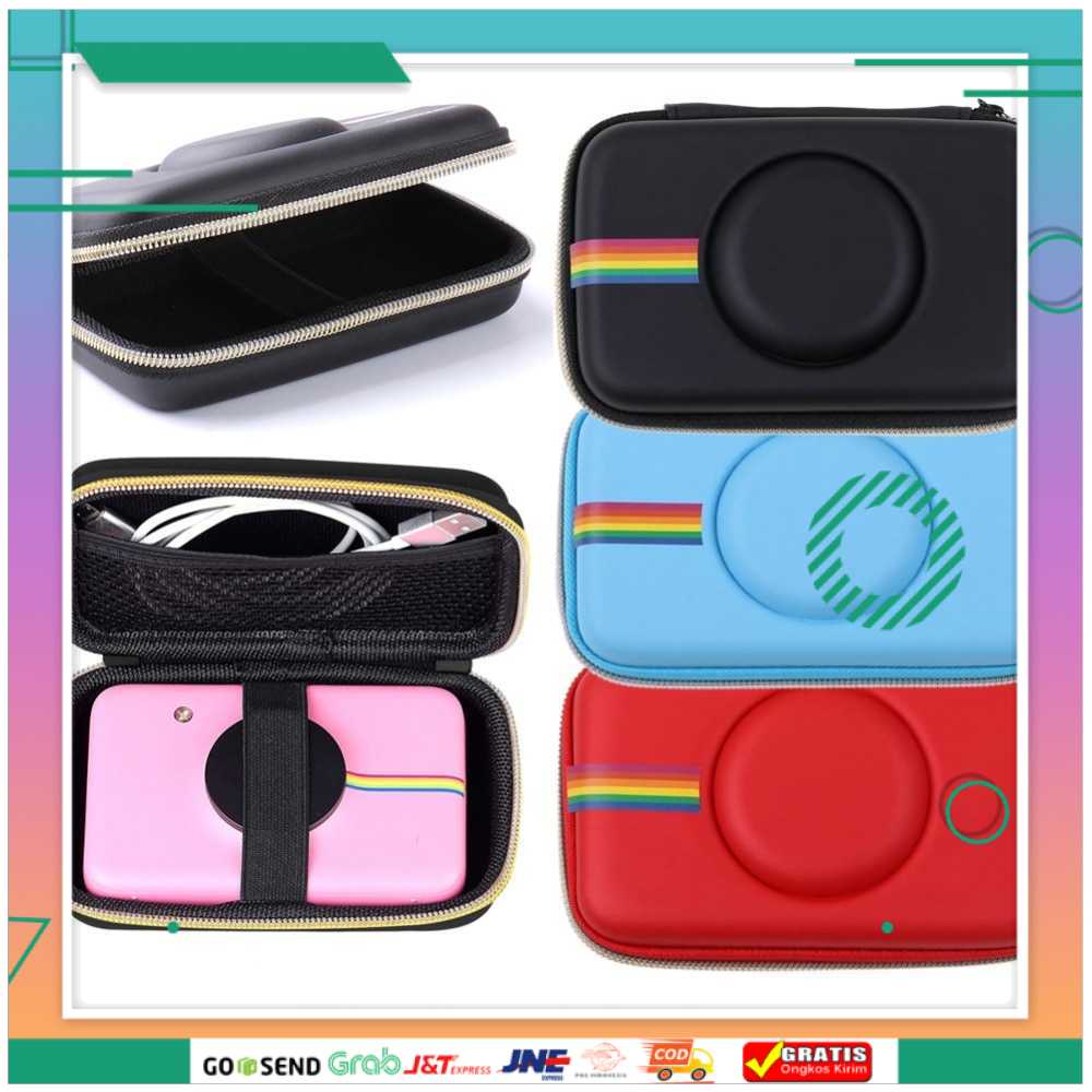 (BISA COD) FTIHSHPTas Kamera  Case PU Leather Bag for Polaroid Snap Touch - CS089