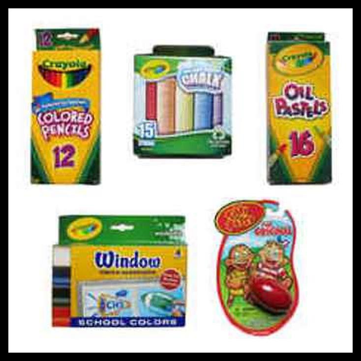 

TERBARU CRAYOLA PAKET KREATIF - PENSIL WARNA/KAPUR/OIL PASTELS/SPIDOL/SILLY P PERALATAN MELUKIS