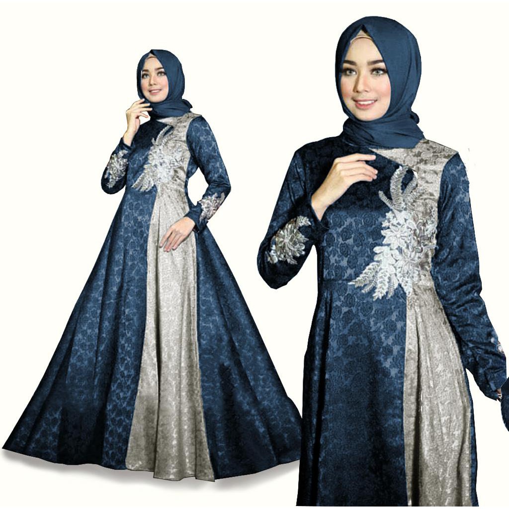 Model Baju Muslim Gamis Terbaru Dan Modern Tk Syari Monalisa