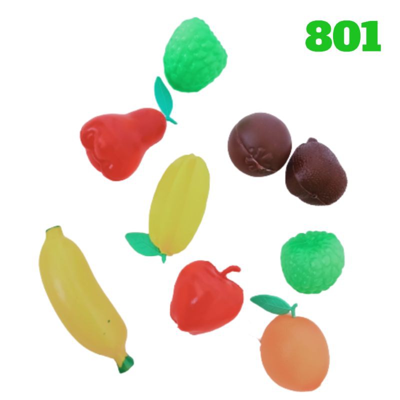 MAINAN BUAH BUAHAN 9 PC 801