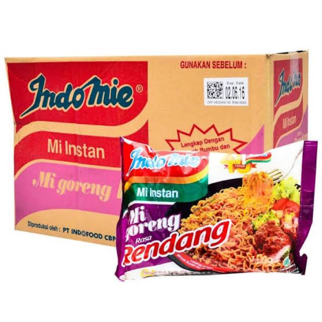 

Indomie Goreng Rendang Mie Instan / 1 Dus 40 Pcs