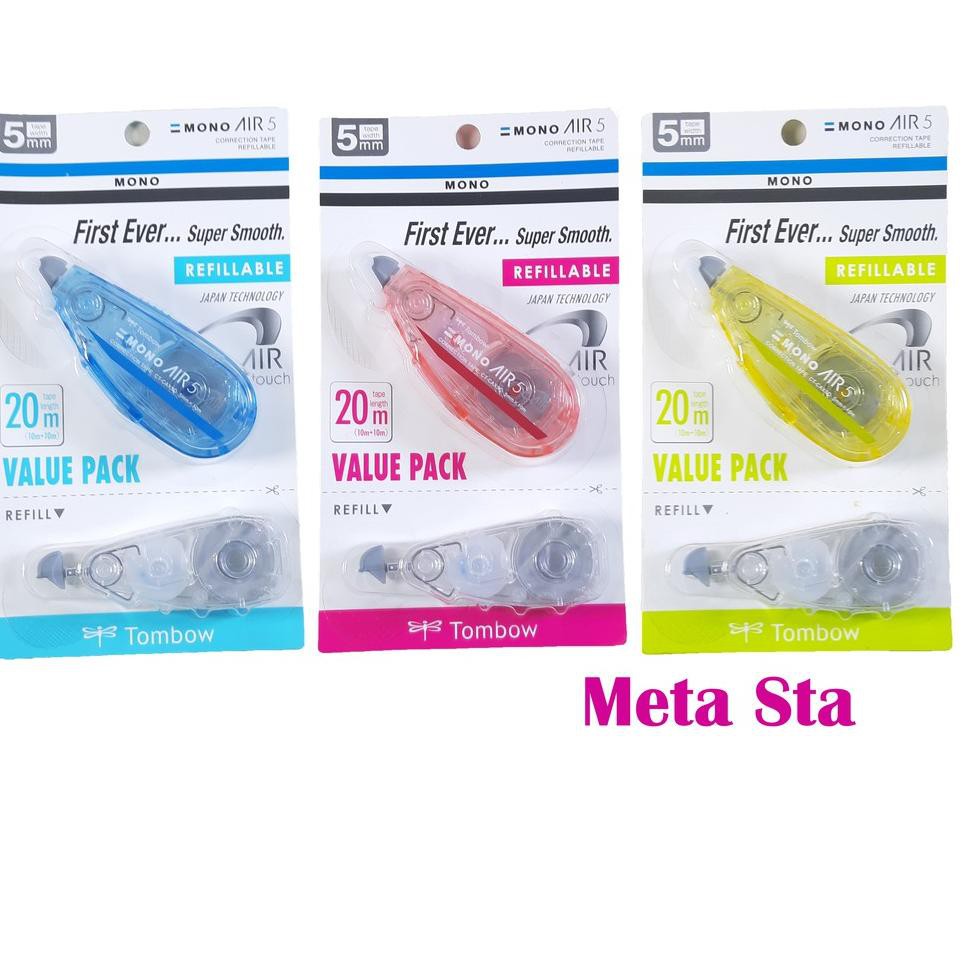

Terlaku..!! ↢ Tipex Tombow Mono Air + Refill 5mm x 10 meter ⇚ Terlaku.!