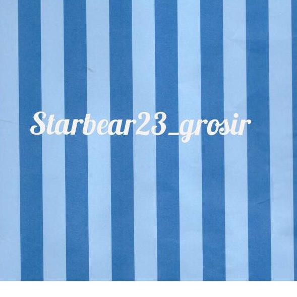 

8JH Kertas kado Jumbo Garis Biru Sansanwawa ✬ ★★