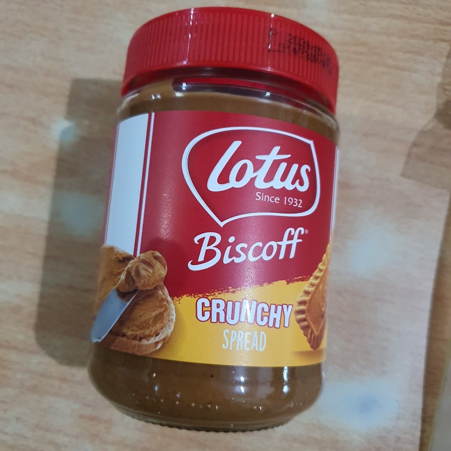

Lotus Biscoff Crunchy 380 gr / spread filling selai jam biscof