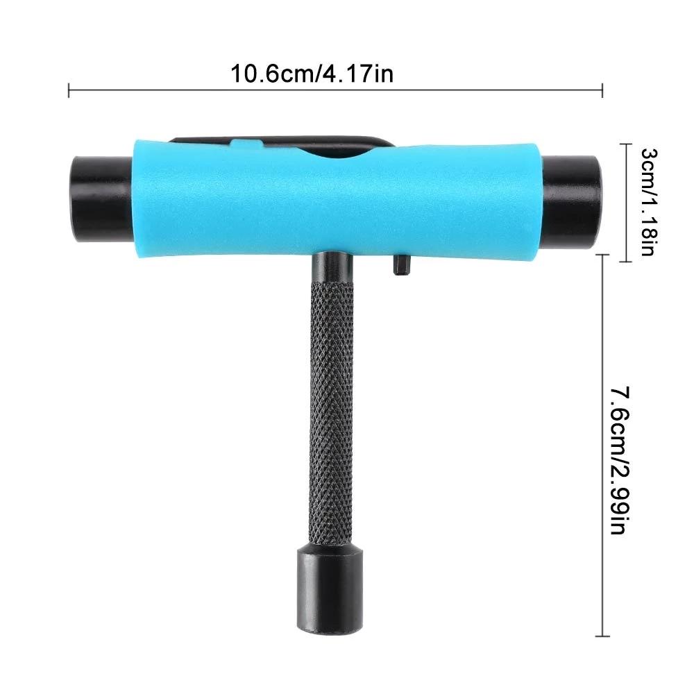 Augustina Obeng Socket Profesional Serba-Satu Roller Skate T-type Skateboard Adjusting T-tool