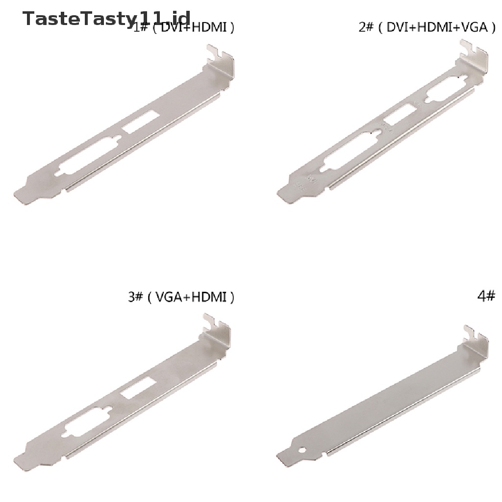 1 Pc Braket Adapter HDMI DVI VGA Port Ukuran 12cm Untuk Konektor Video Card