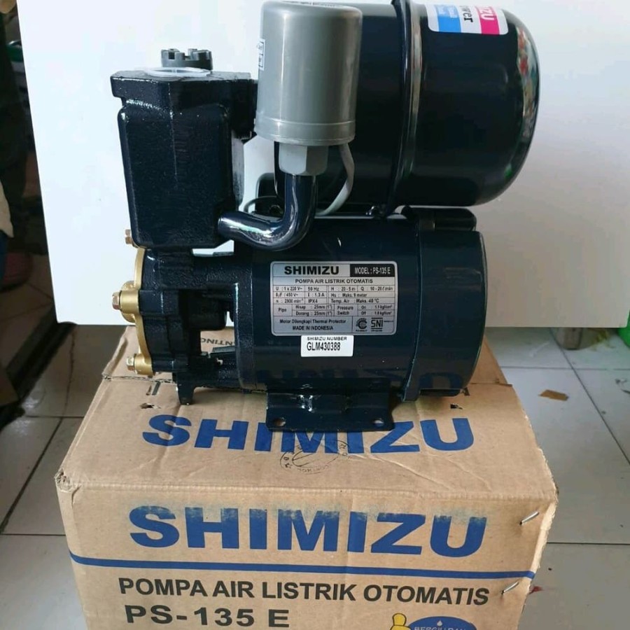 Pompa Air Shimizu PS - 135 E / Pompa air Otomatis Sumur Dangkal