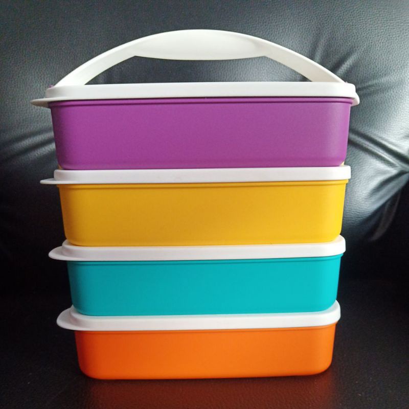 Rantang Tupperware New Click to Go Rectangular