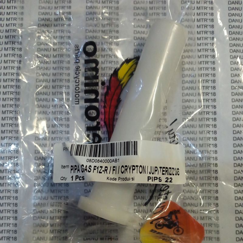 Selongsong Gas Pipa Gas F1ZR FI CRYPTON JUPITER