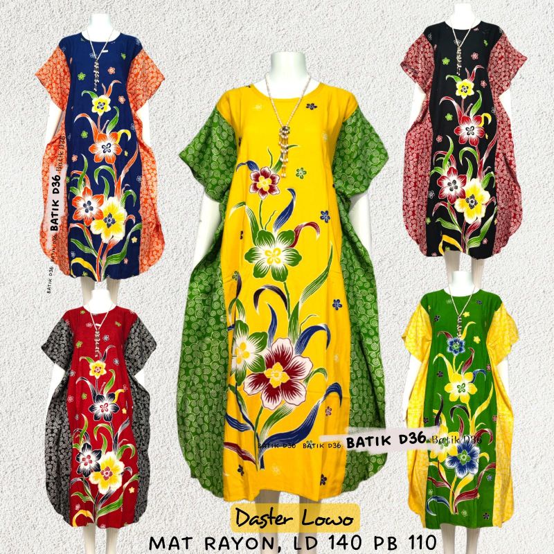 Daster Amarilis kelelawar baju tidur rumah jumbo remaja batik wanita homeydress