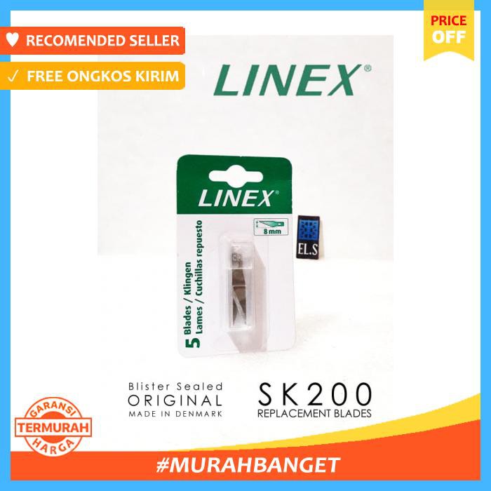 

Art Knife - Linex Sk 200 Knife Blades (Replacement For Ck 200) - Alat Pemotong Kertas