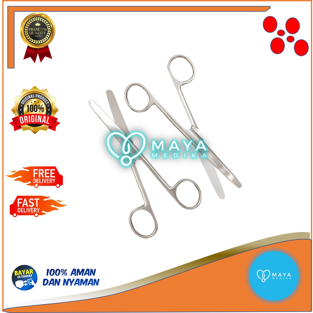 

Gunting Bengkok Tumpul -Tumpul MS 14 cm