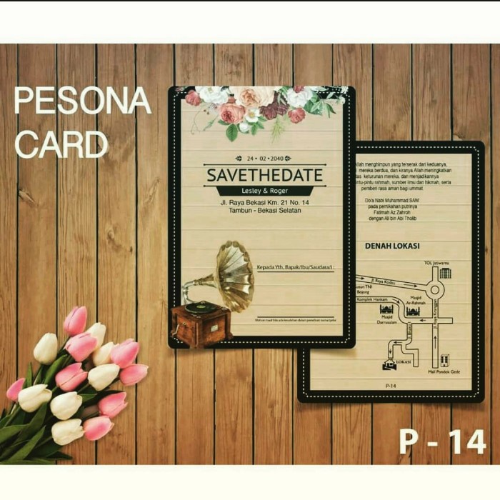 Blangko Kartu Undangan Pernikahan Pesona 14 Harga Termurah Gratis File Setting Isi 100
