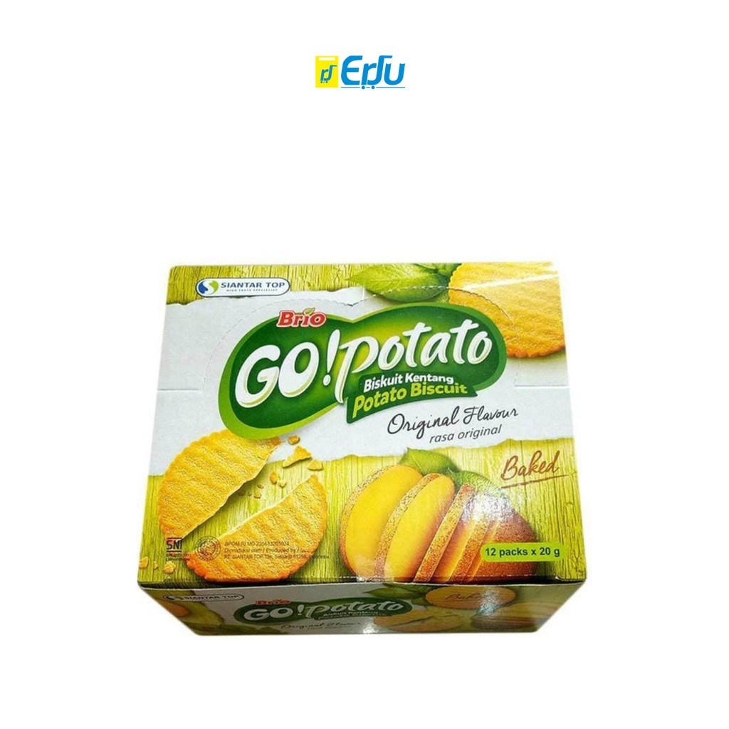 

Go! Potato Biskuit Kentang Rasa Original 12pcs x 20gr