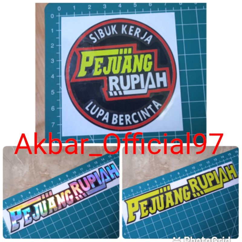 

STIKER CUTTING PEJUANG RUPIAH